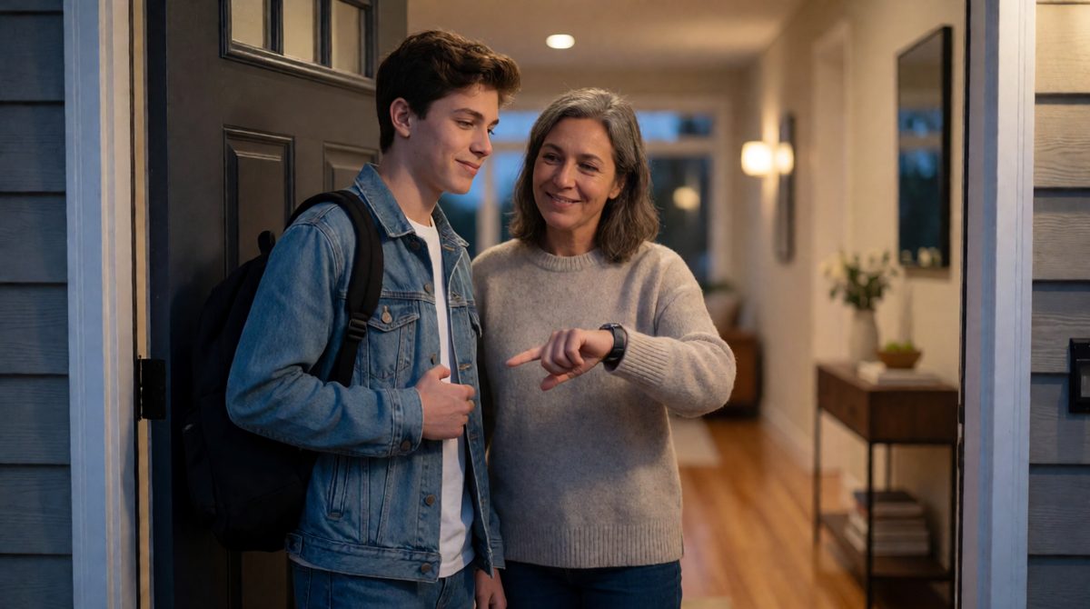 Parents control behaviour through rules like curfews