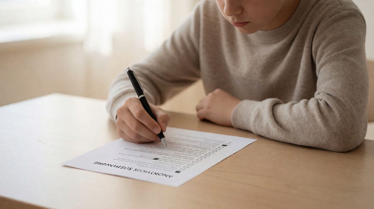 Self-report studies ask people to admit offences anonymously