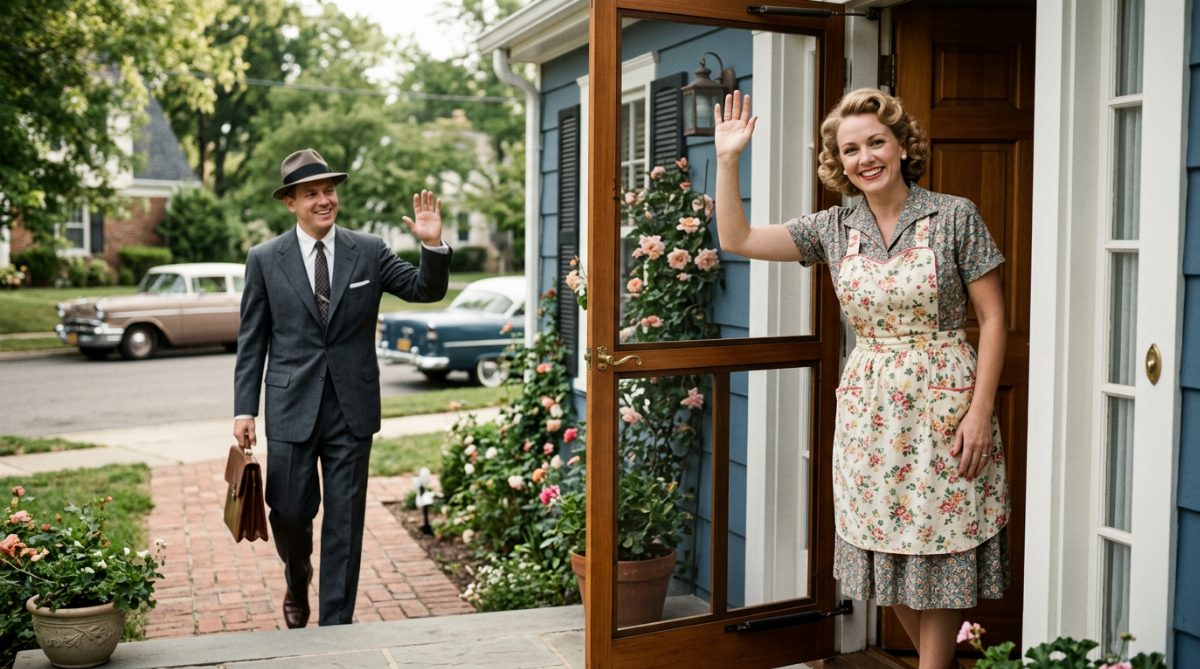Segregated roles were common in the 1950s