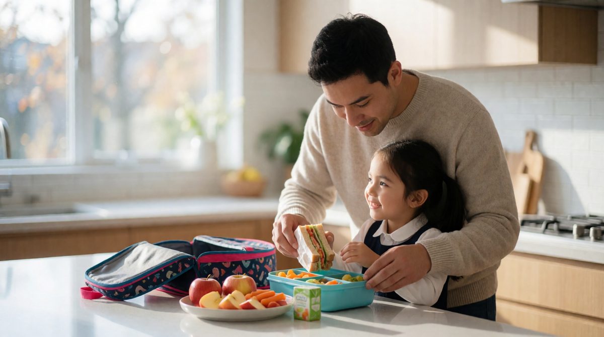 A dad doing the school run - changing attitudes and more working mums have shifted conjugal roles away from strict segregation