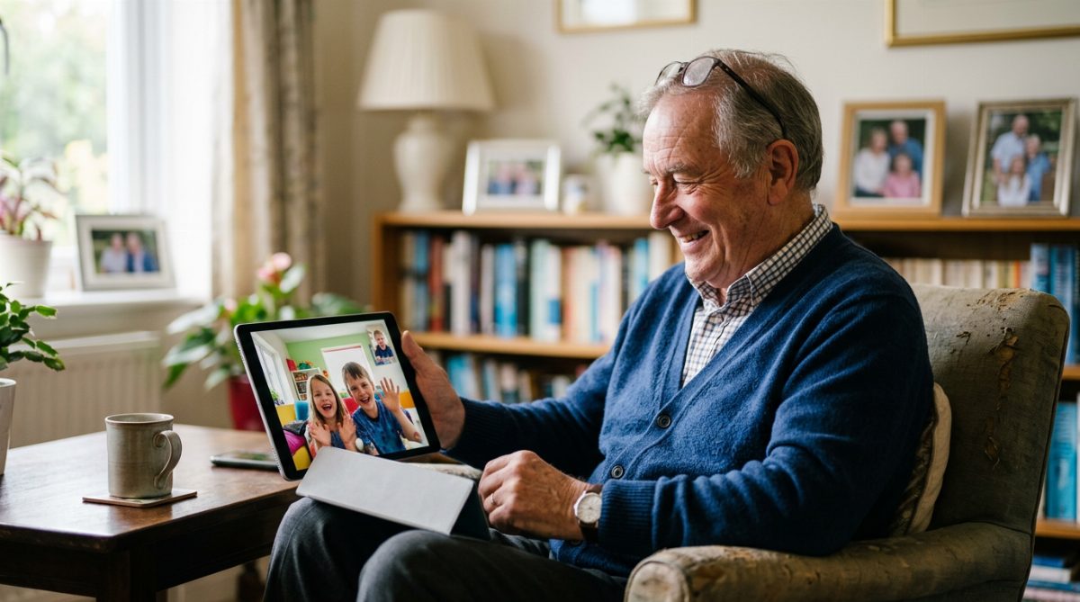 Technology can help families stay in touch