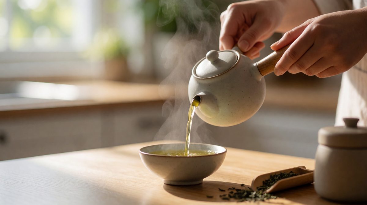 A health campaign changes tastes, shifting the whole demand curve for green tea