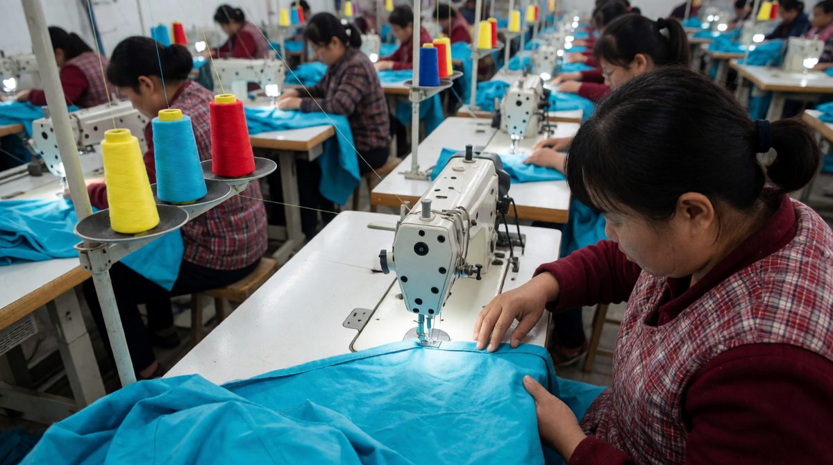 Clothes on a production line can be made faster when prices rise - PES measures how much quantity supplied responds to a price change