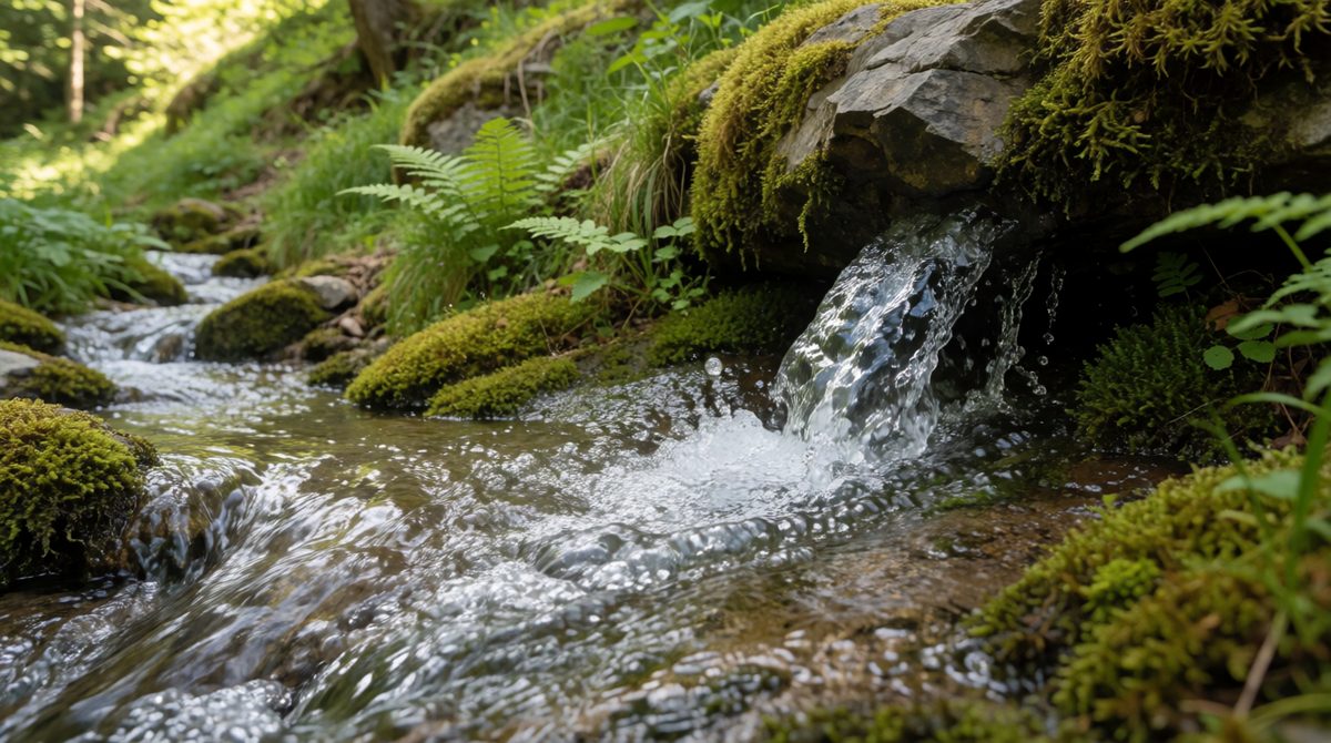 Springs form where groundwater reaches the surface