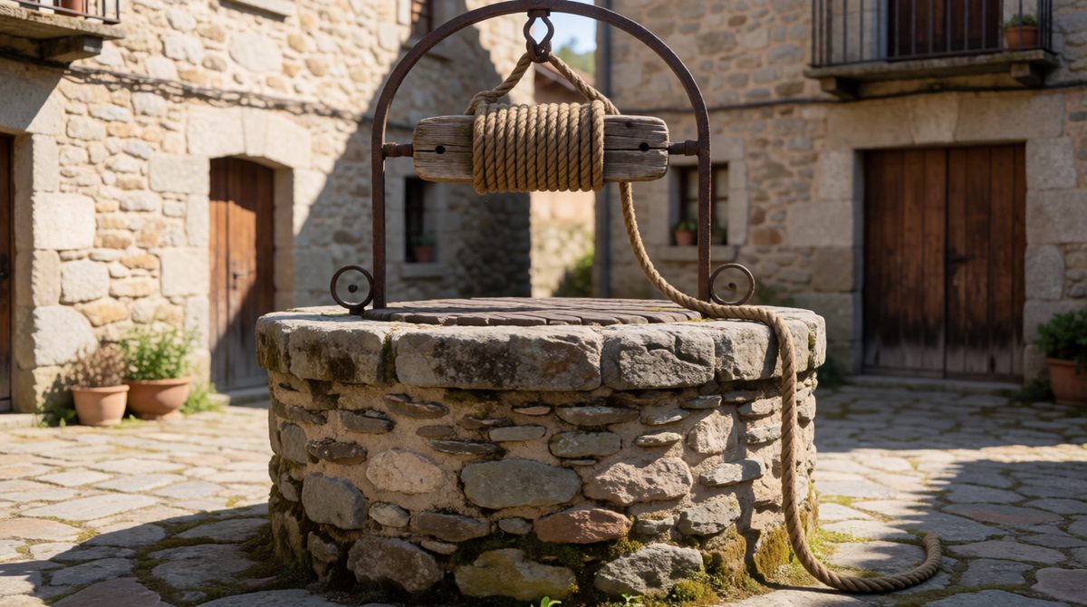 Wells tap into groundwater stored in aquifers