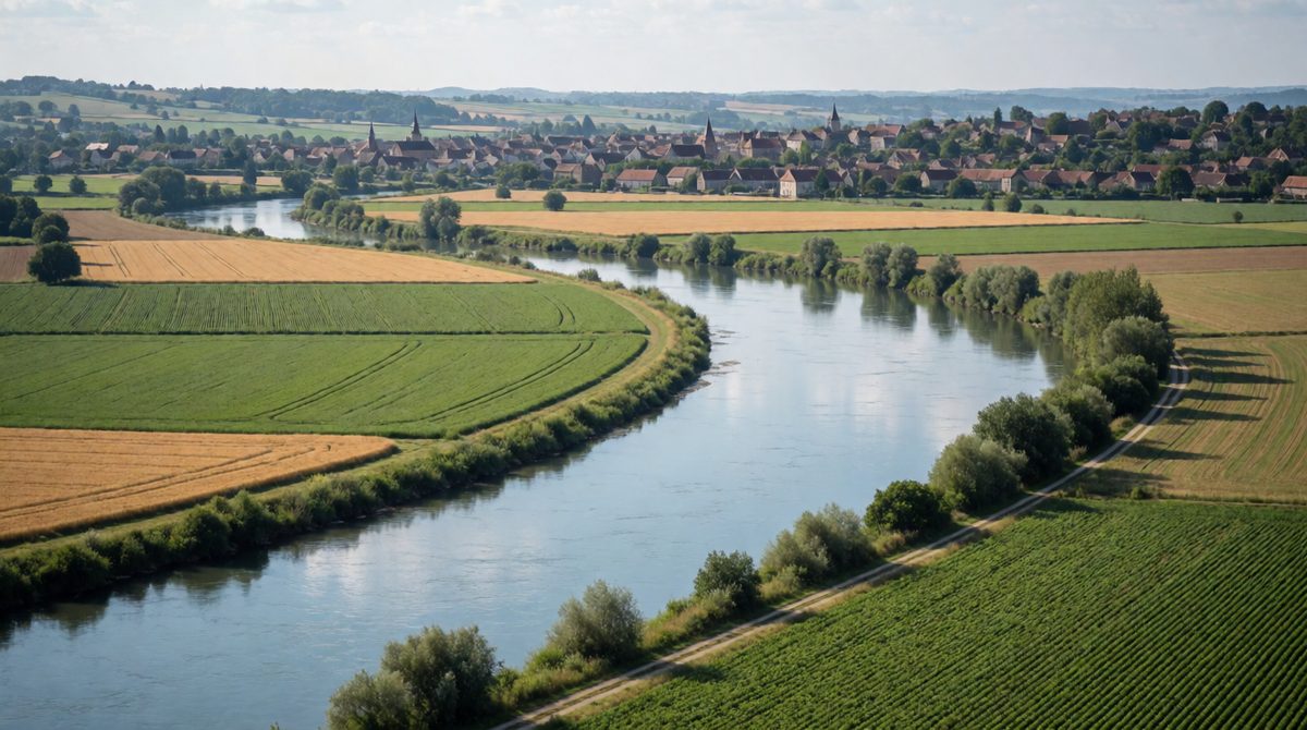 Rivers supply water for drinking and farming
