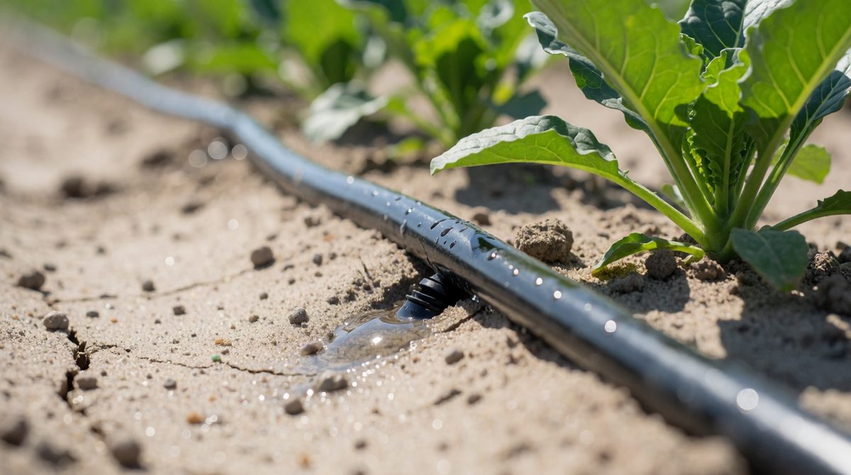 Water-poor regions often rely on drip irrigation, which delivers water straight to the roots so far less is wasted