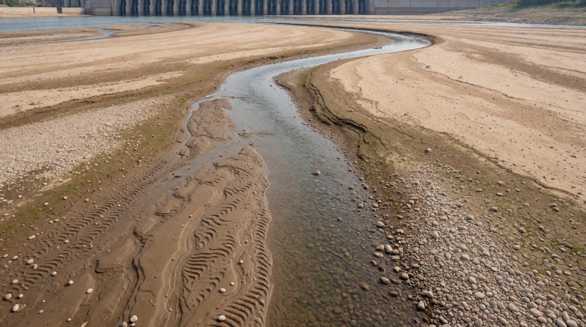 Dams change the flow of rivers downstream