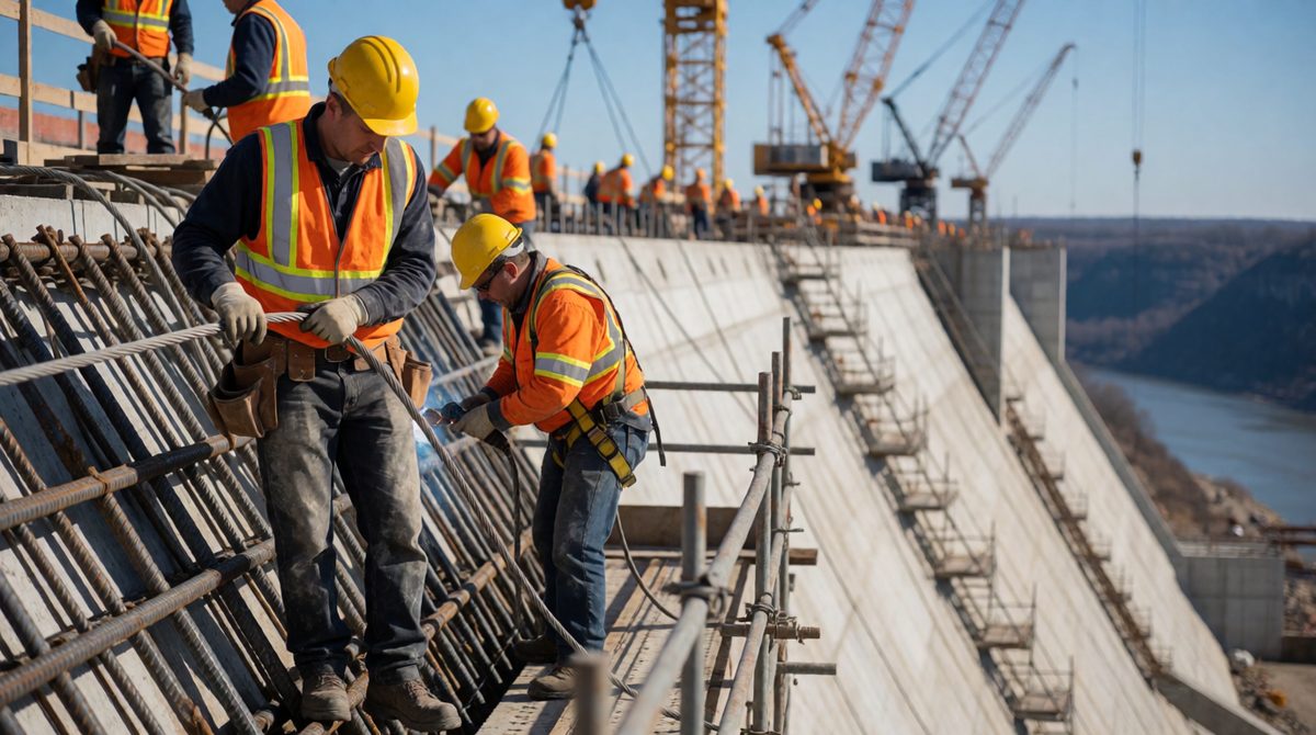 Dam projects create jobs during construction