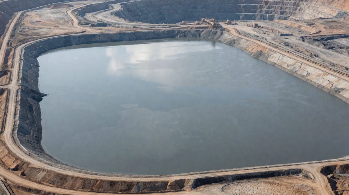 Tailings ponds store fine mining waste