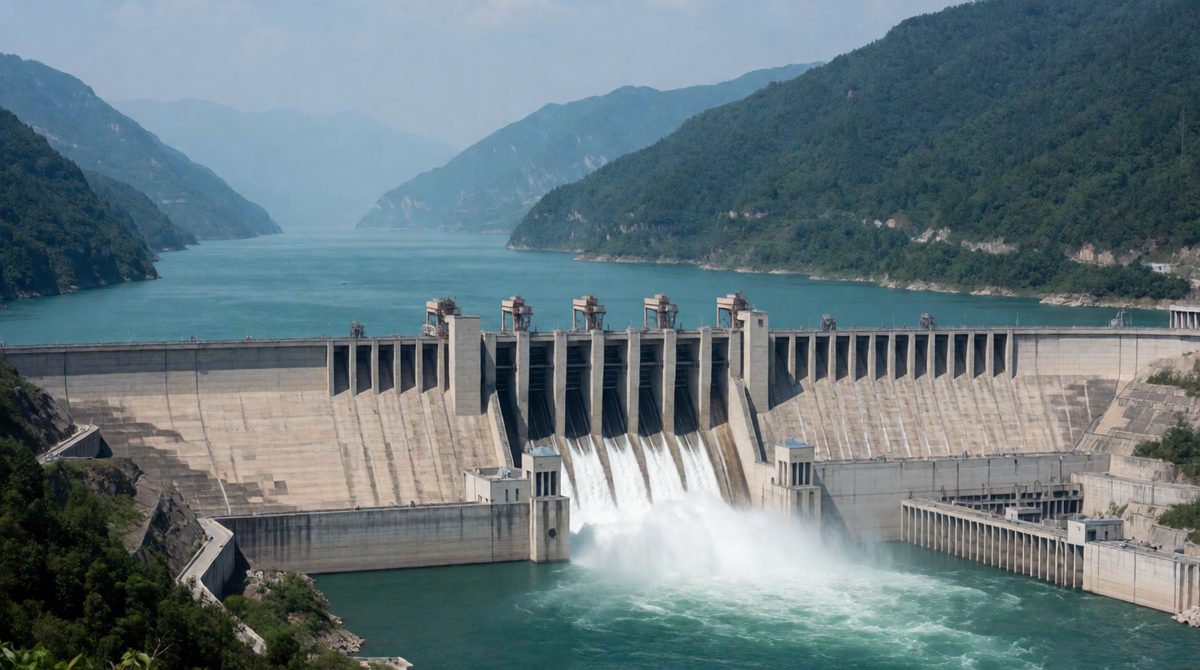 The Three Gorges Dam is one of the largest in the world