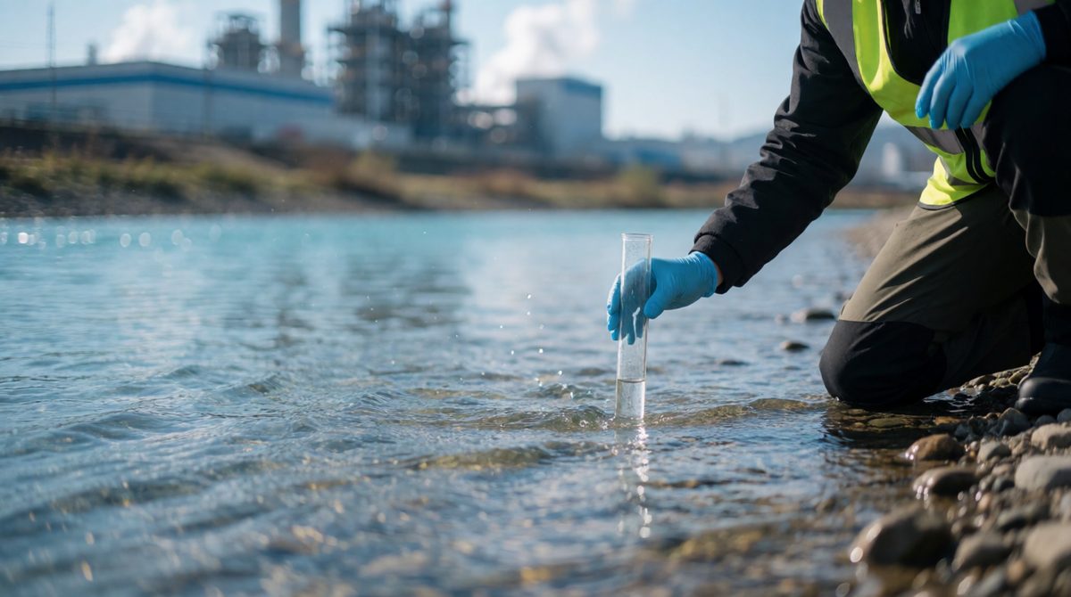 Rivers are tested for industrial toxins