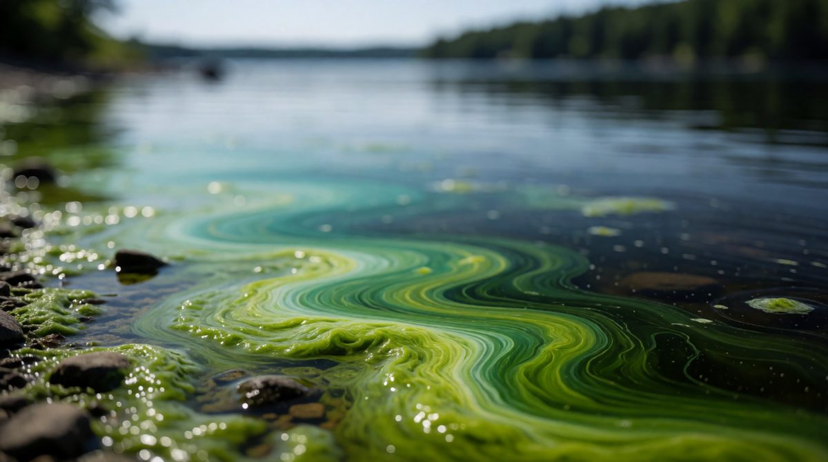Excess nutrients trigger algal blooms