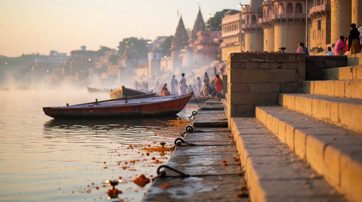 Major efforts are underway to clean up the Ganges
