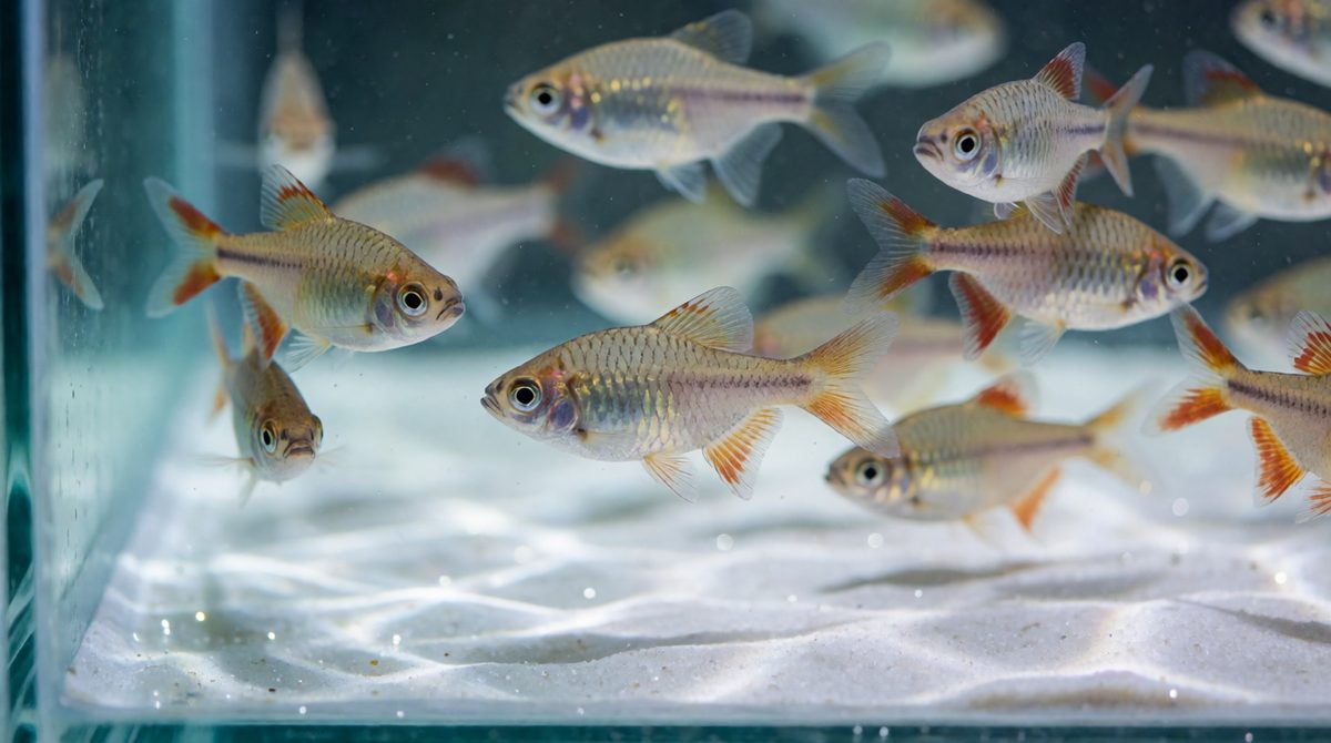 Some fish eat mosquito larvae - a biological control