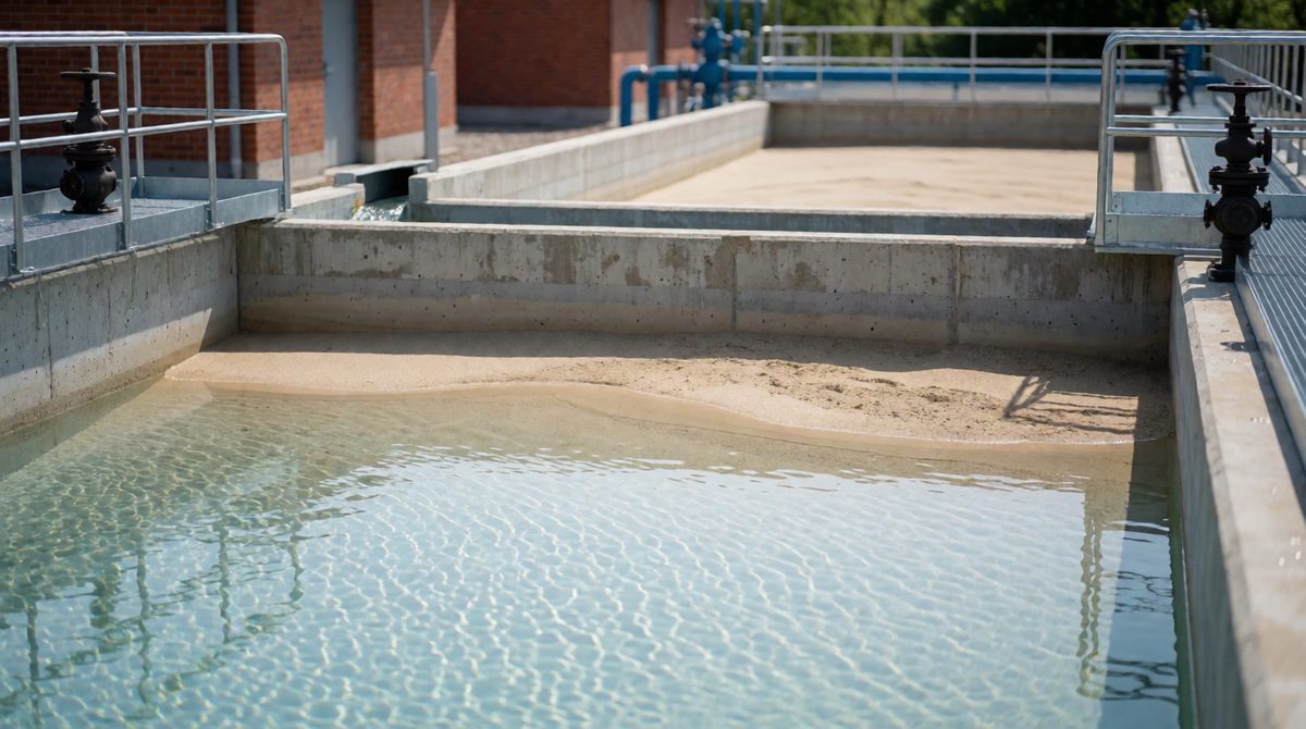 Slow sand filters clean water naturally