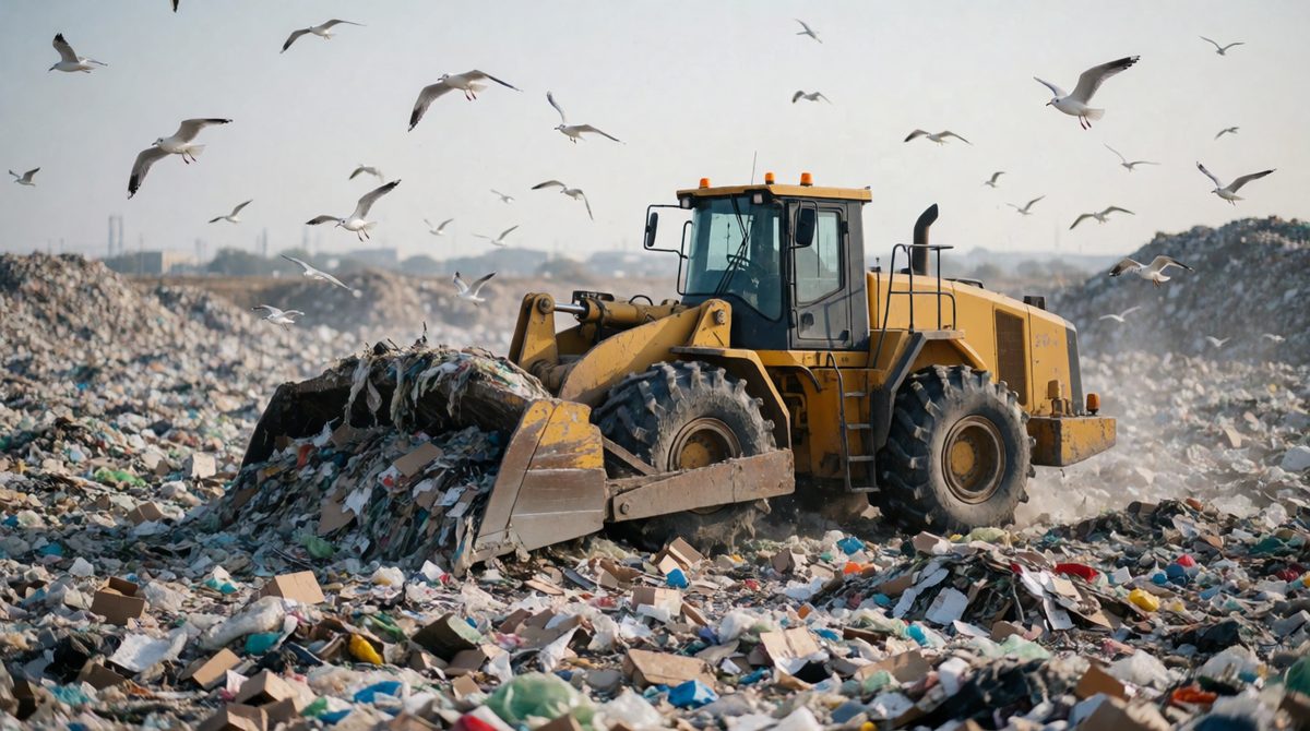 Modern landfill sites are carefully engineered