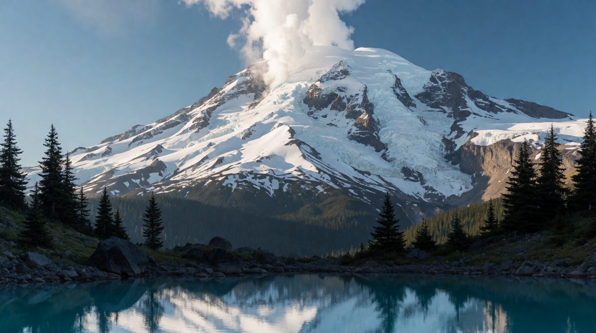 Volcanoes form where magma reaches the surface