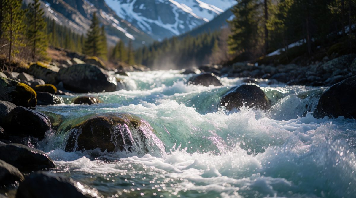 Rapid snowmelt in spring can cause floods