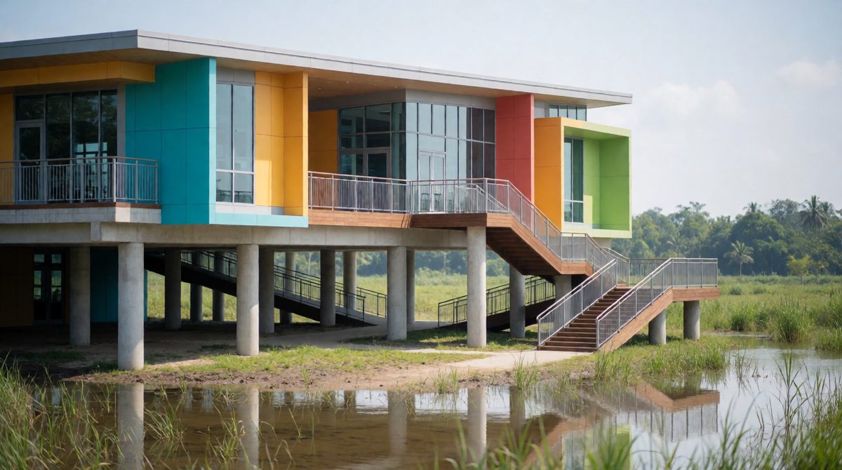 Buildings can be designed to cope with hazards