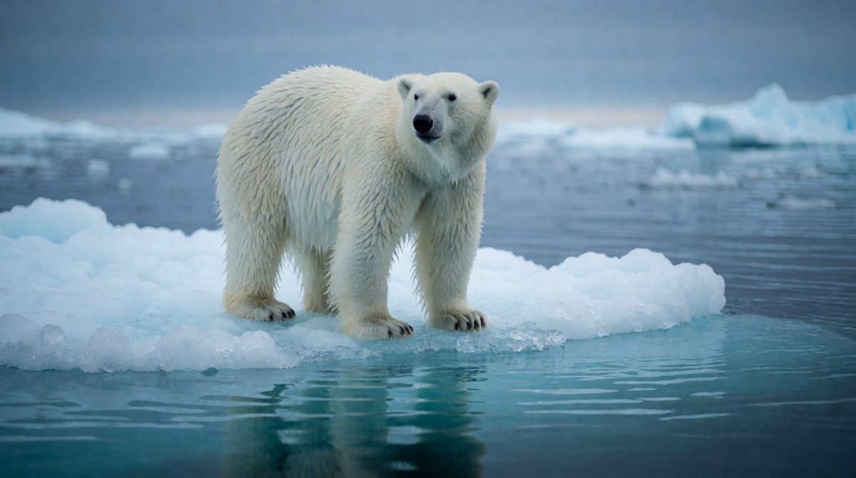 Arctic sea ice is shrinking as the climate warms