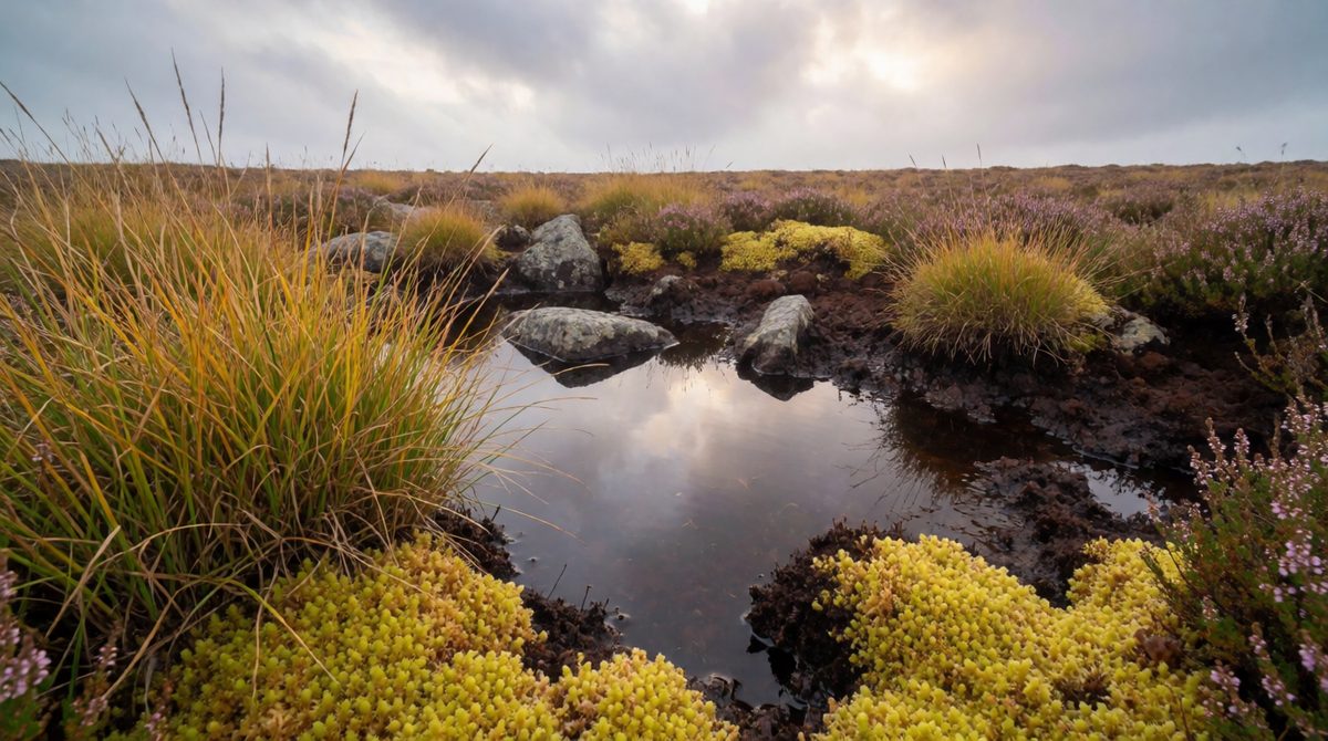 Peat bogs store huge amounts of carbon