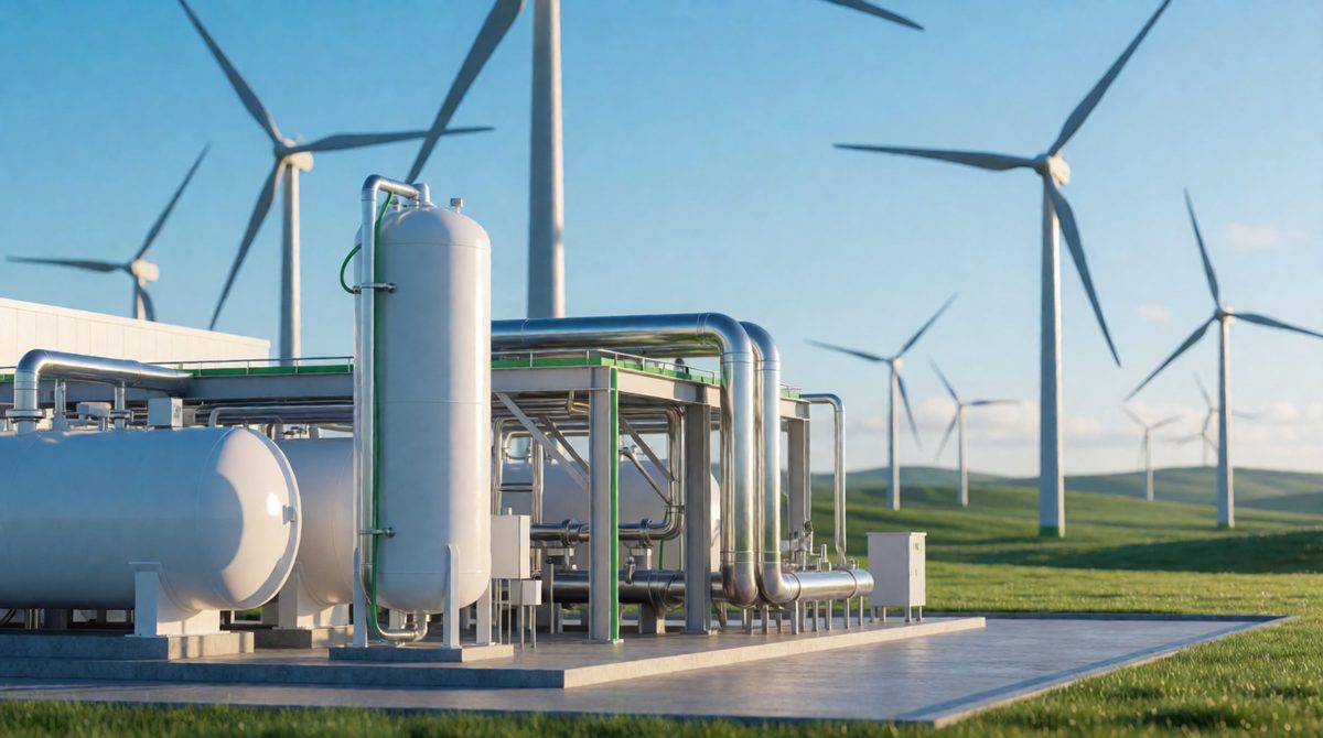 Green hydrogen is made using renewable electricity