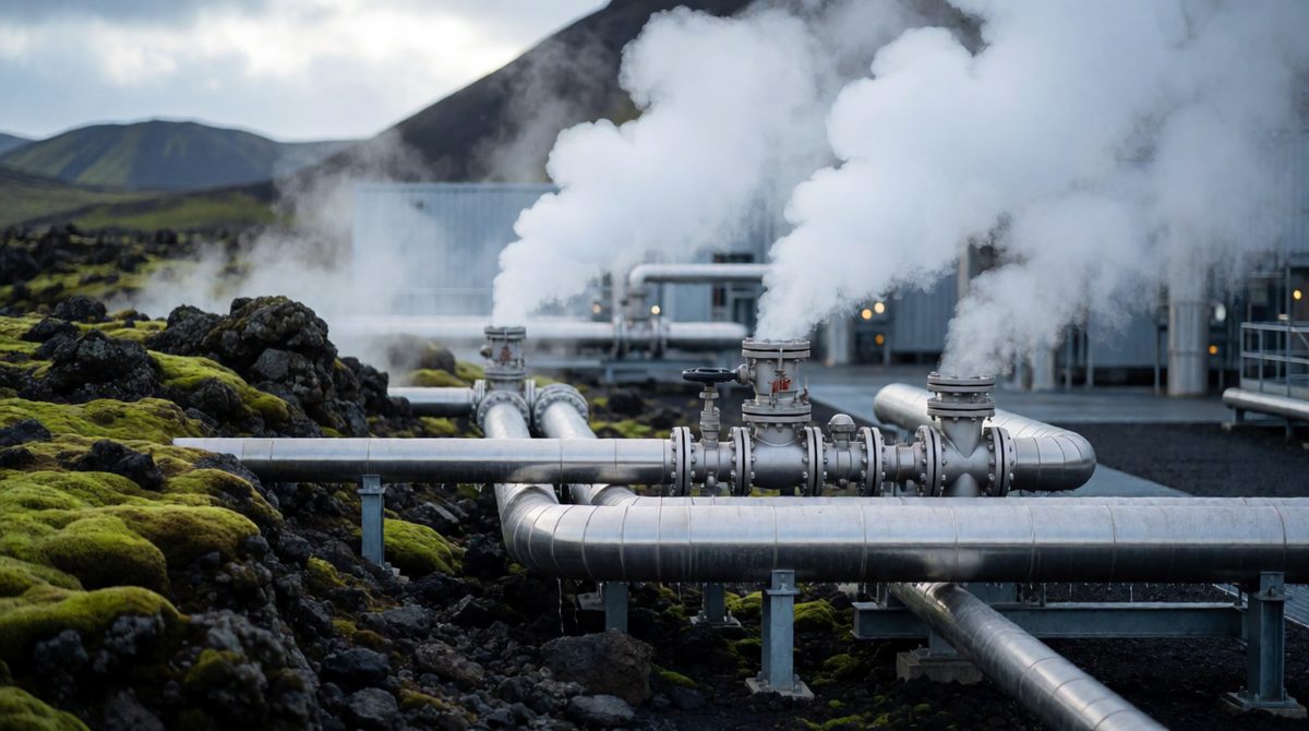 Geothermal power uses heat from inside the Earth