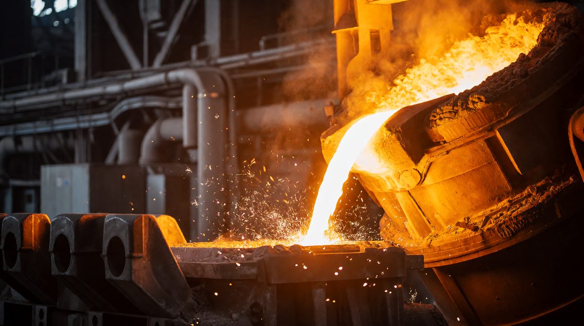 Heavy industries like steel use huge amounts of energy