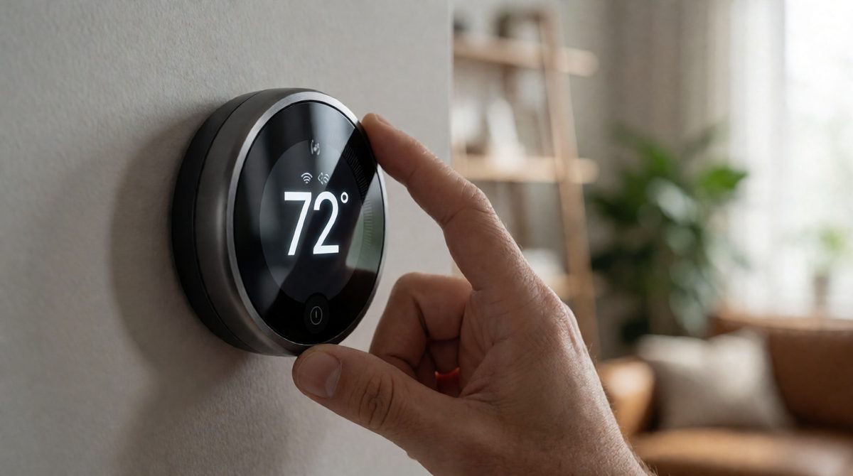 Smart thermostats help homes use less energy
