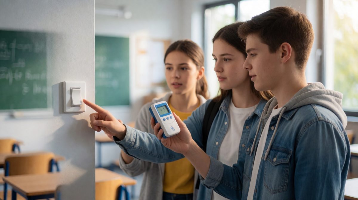 Schools can teach energy saving by example
