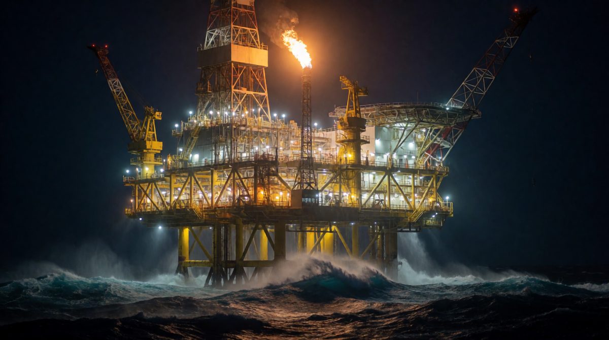 Offshore extraction carries a risk of oil spills