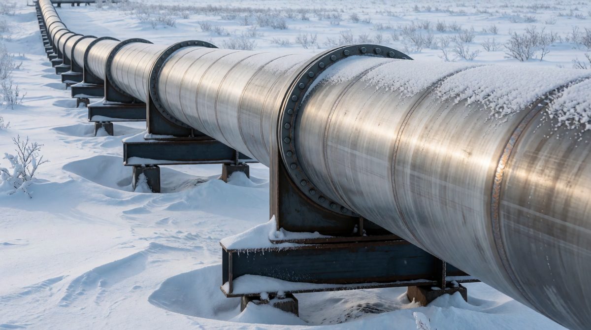 Pipelines carry oil over huge distances