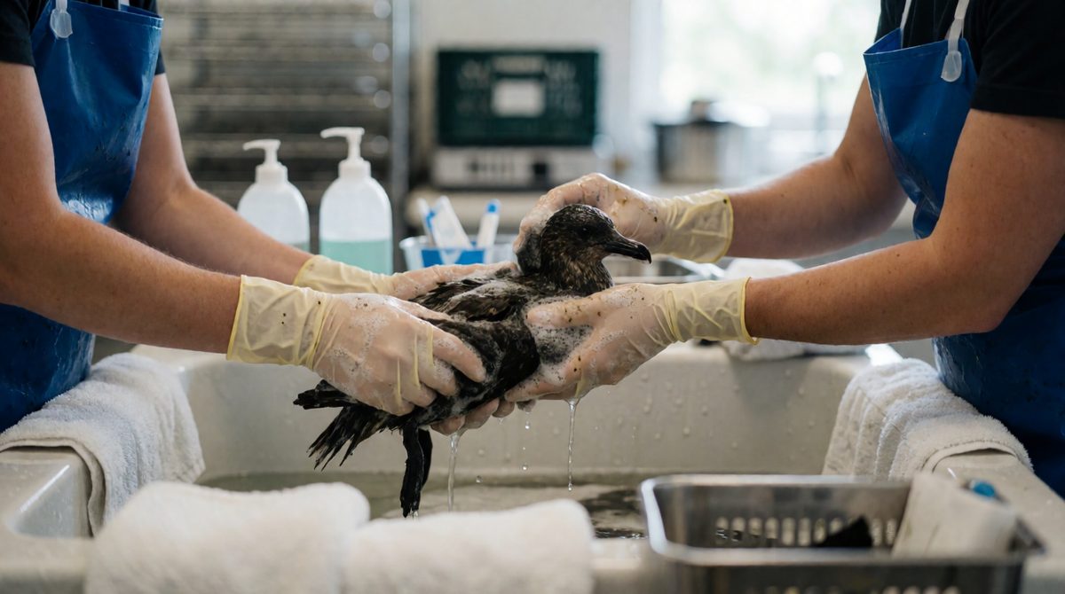 Oil spills are deadly for seabirds