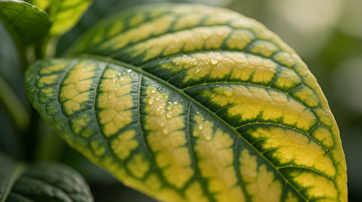 Yellow leaves can be a sign of nutrient deficiency