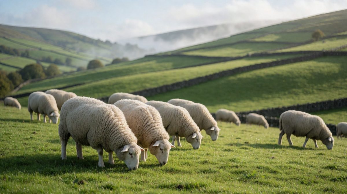Pastoral farming rears animals on grassland
