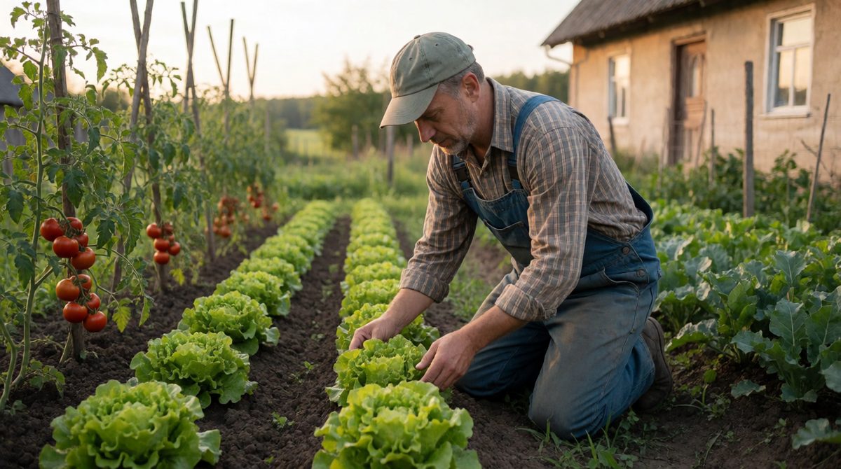Subsistence farmers grow food mainly for their own families