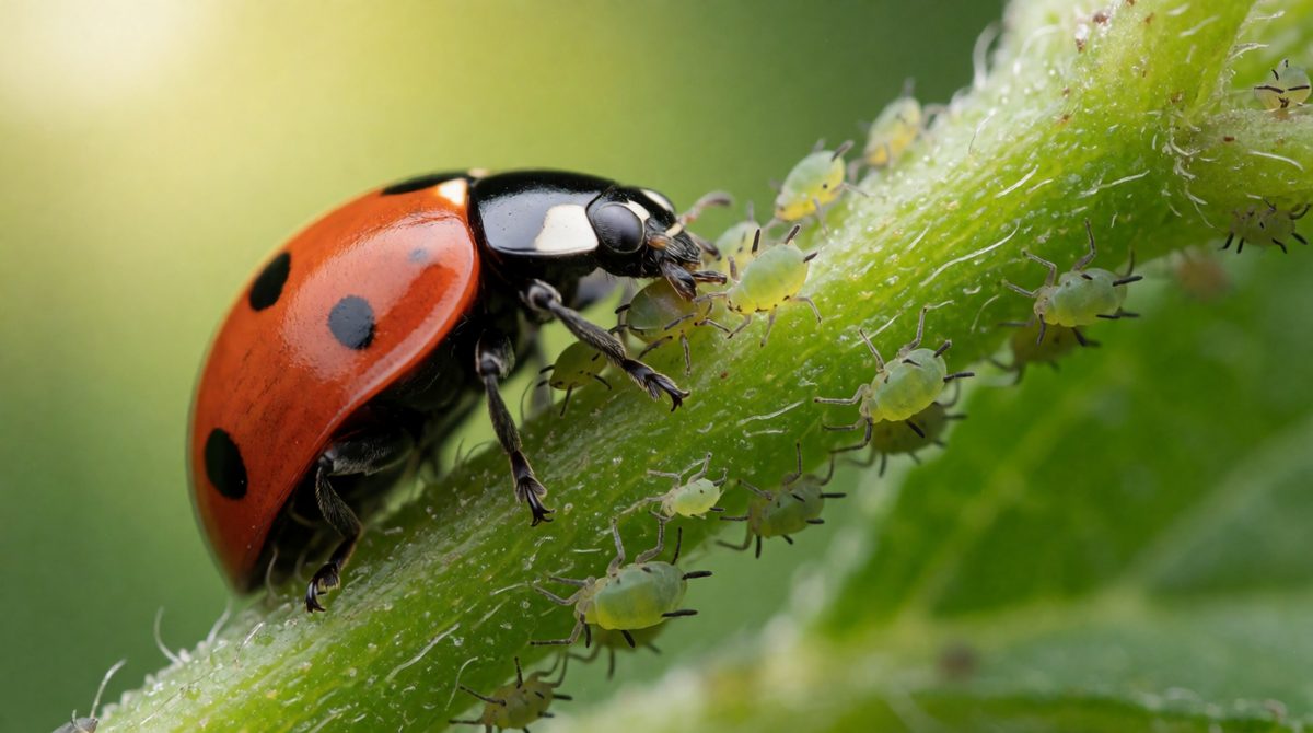 Ladybirds are a natural form of pest control