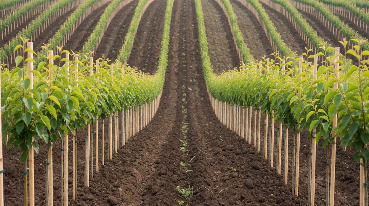 Tree roots help hold soil in place