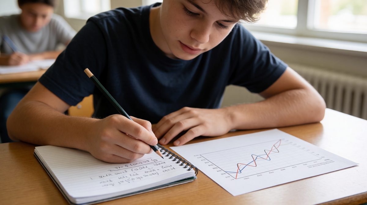 Reading data starts with looking carefully: check the title, axes and units before you describe any pattern