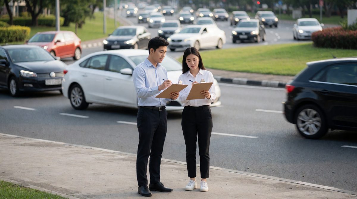 Counting traffic for a geography investigation