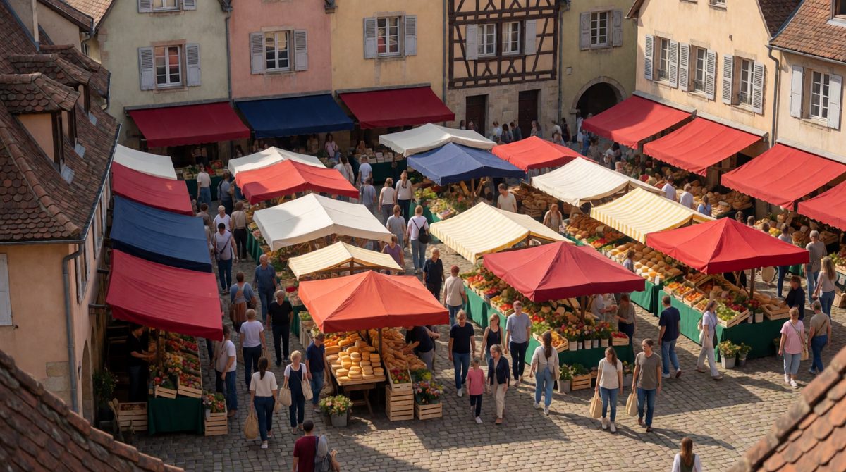 A town's sphere of influence is the area its shops and services serve