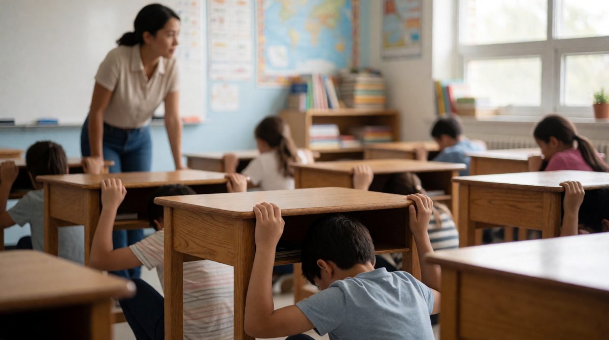 Earthquake drills help people know how to respond