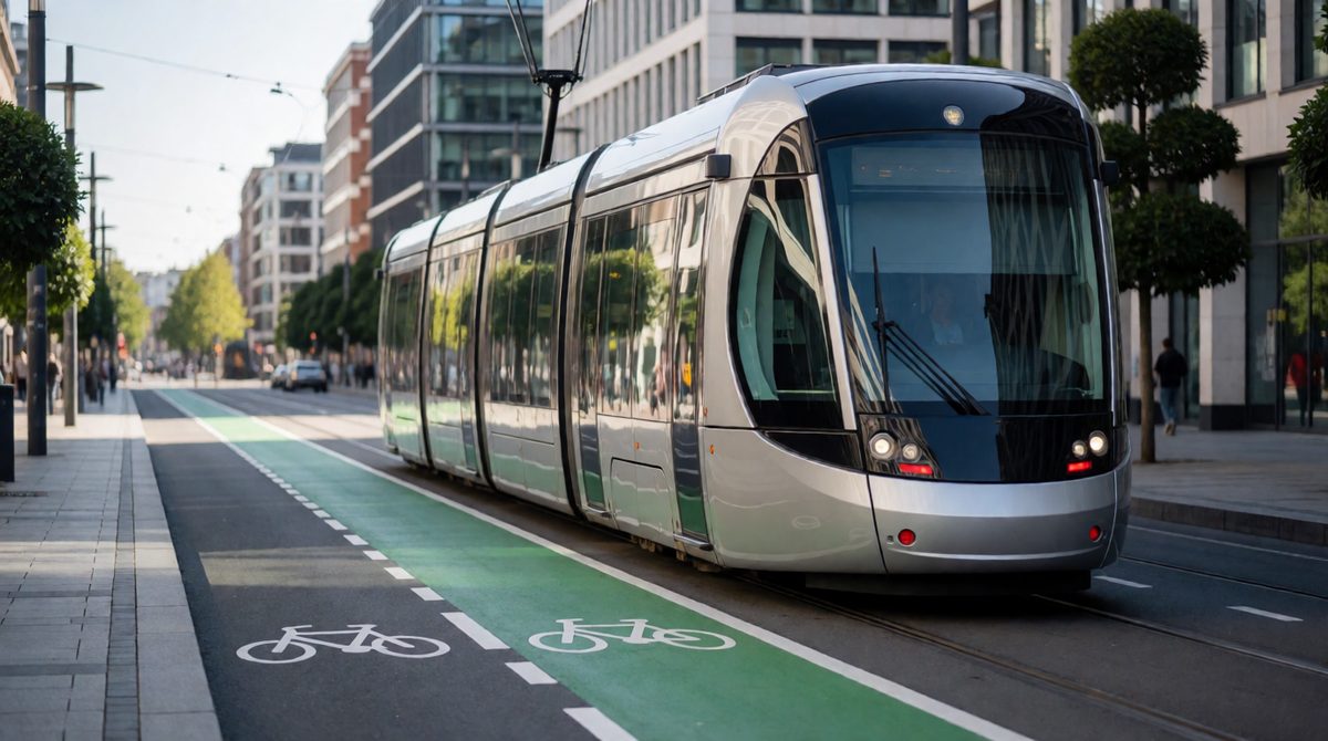 Public transport helps tackle urban traffic problems