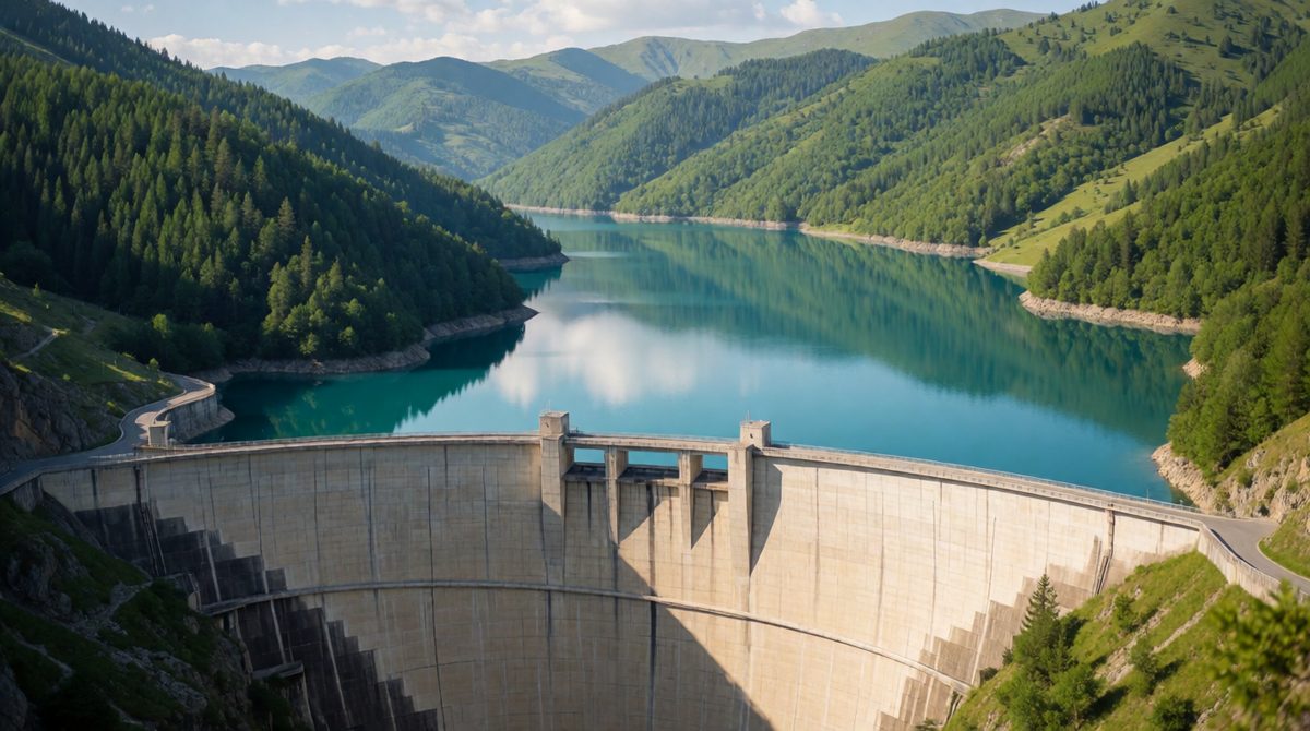 Reservoirs store water for towns and farms