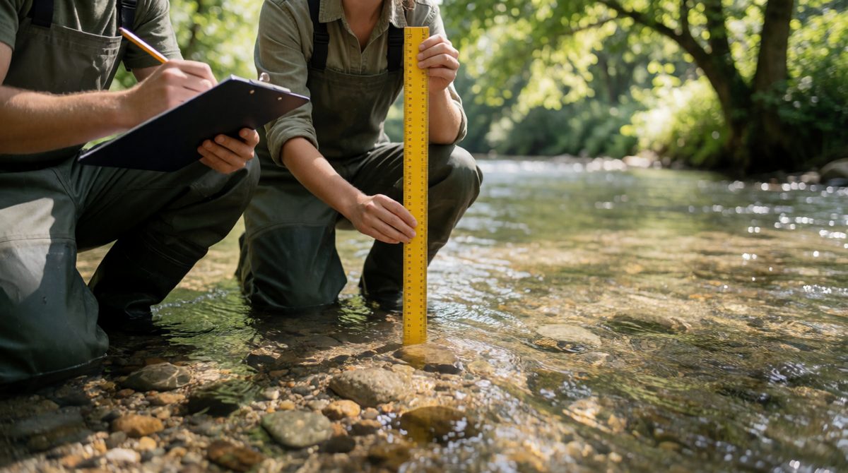 Collecting river data for a physical geography investigation