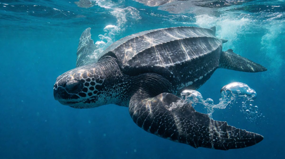 Leatherbacks migrate thousands of kilometres
