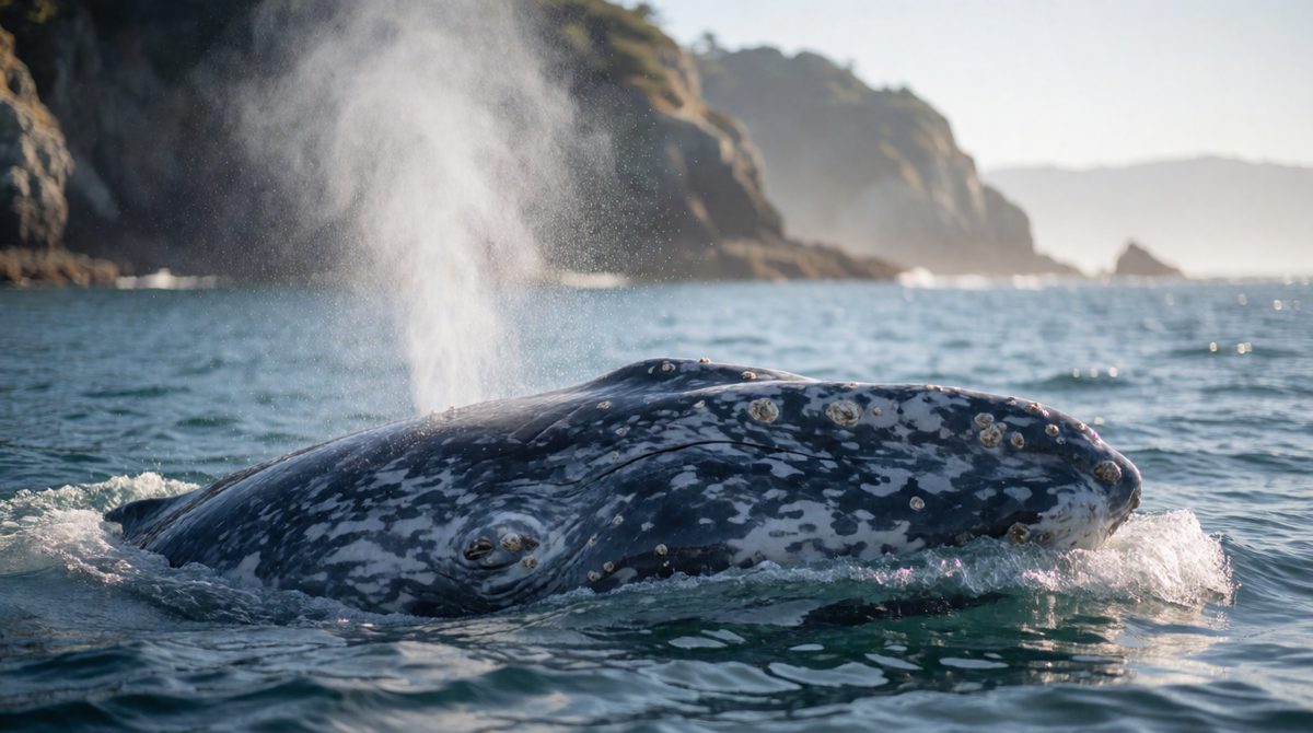 Grey whales make one of the longest migrations