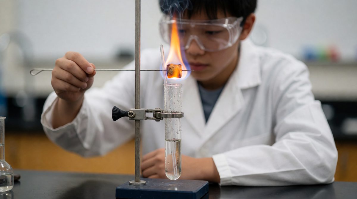 Burning food shows how much energy it contains