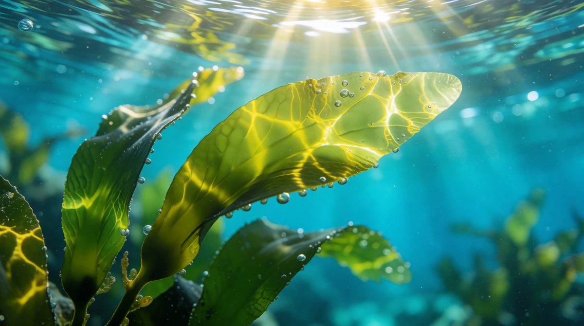 Chlorophyll captures light energy